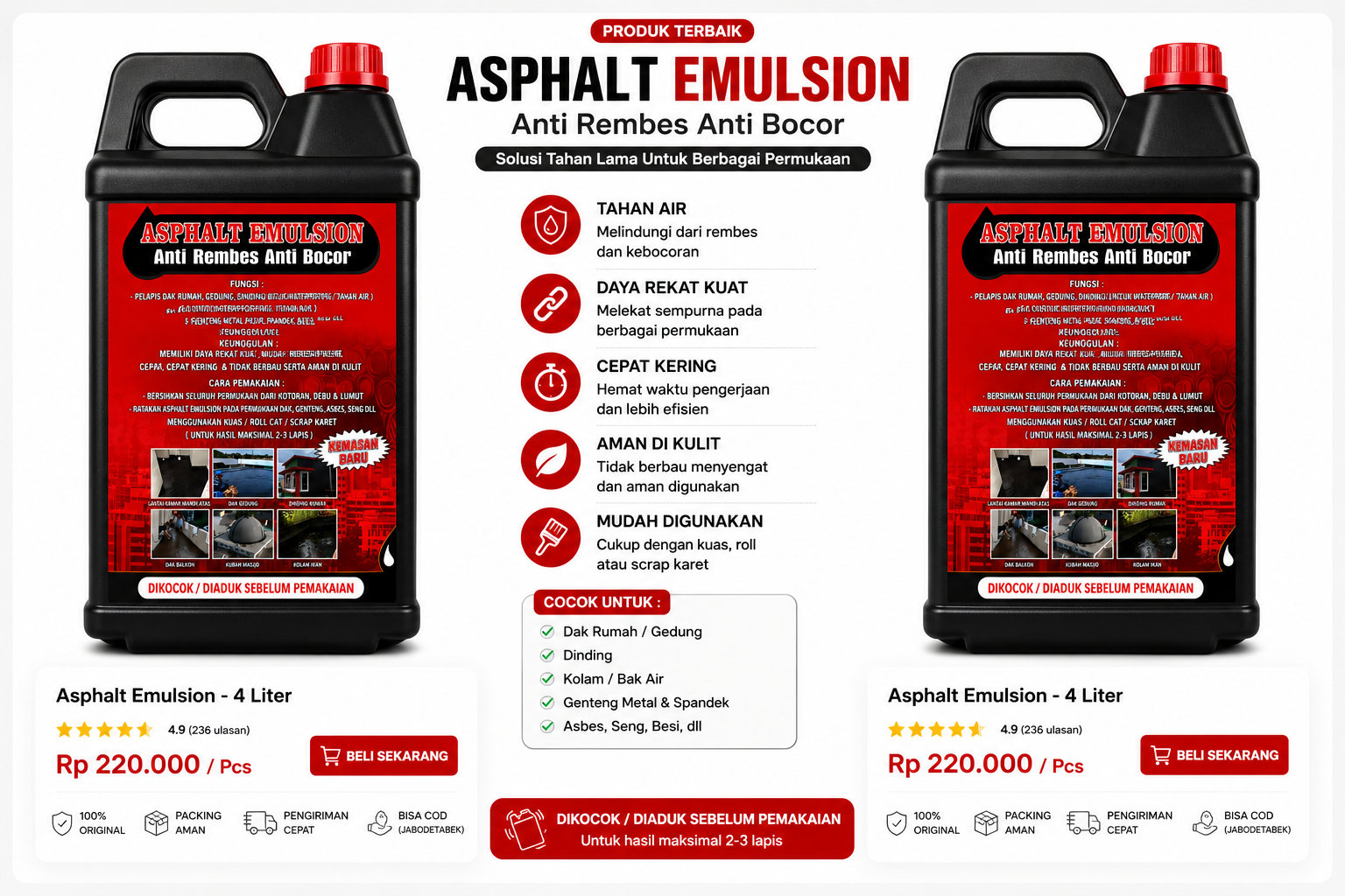 Asphalt Emulsion 10 kg