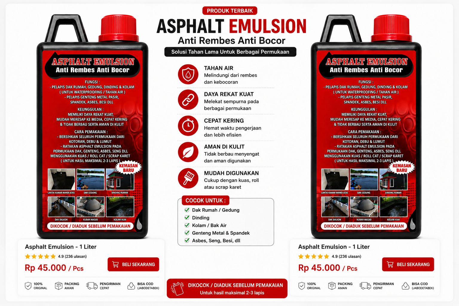 Asphalt Emulsion 2 kg